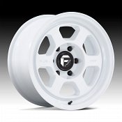 Fuel Hype FC860WX FFT Gloss White Custom Truck Wheels